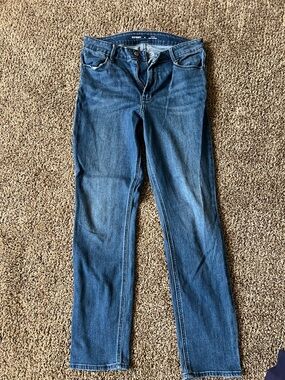 Old Navy Medium Blue Straight Leg Jeans